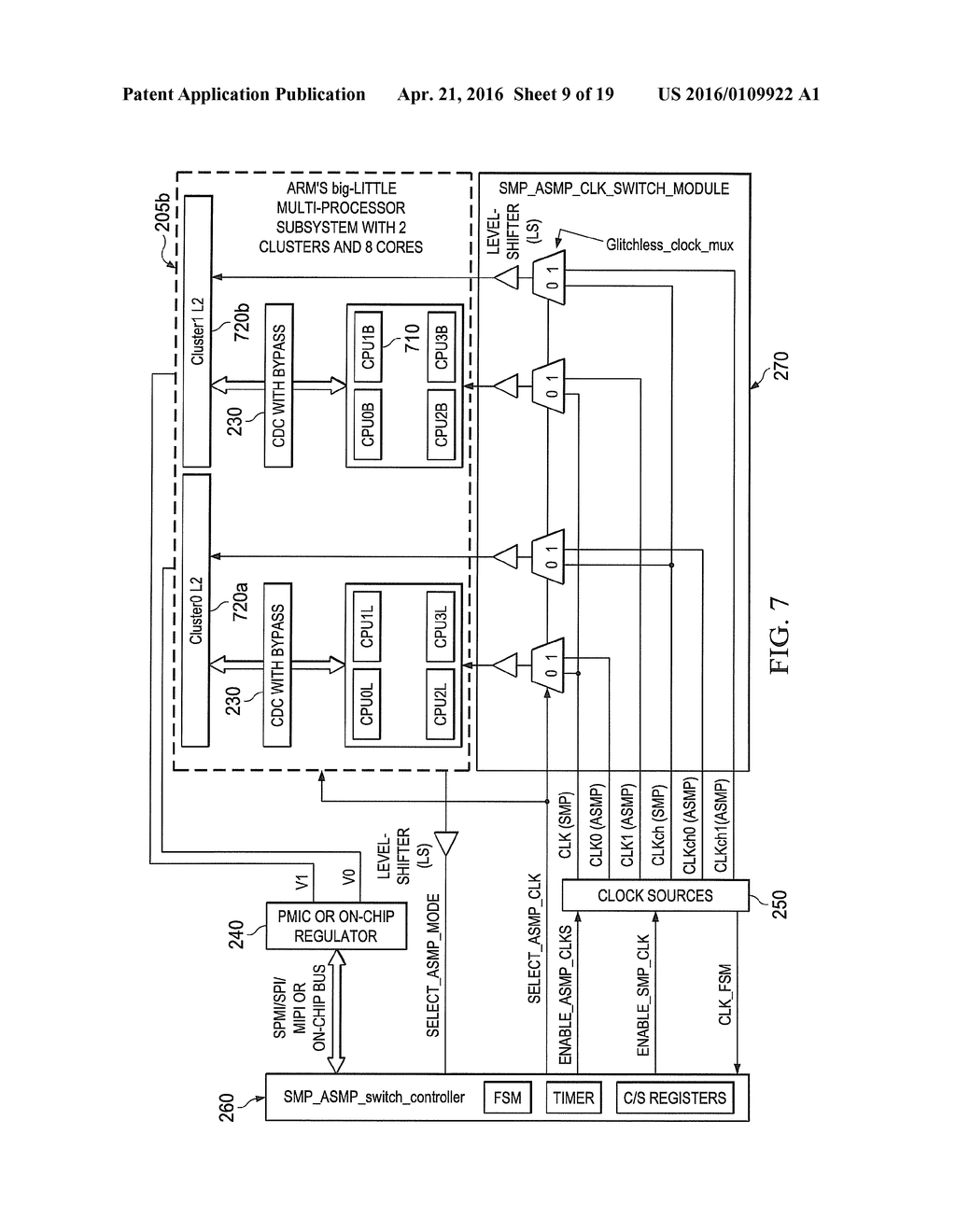 NOVEL LOW COST, LOW POWER HIGH PERFORMANCE SMP/ASMP MULTIPLE-PROCESSOR     SYSTEM - diagram, schematic, and image 10