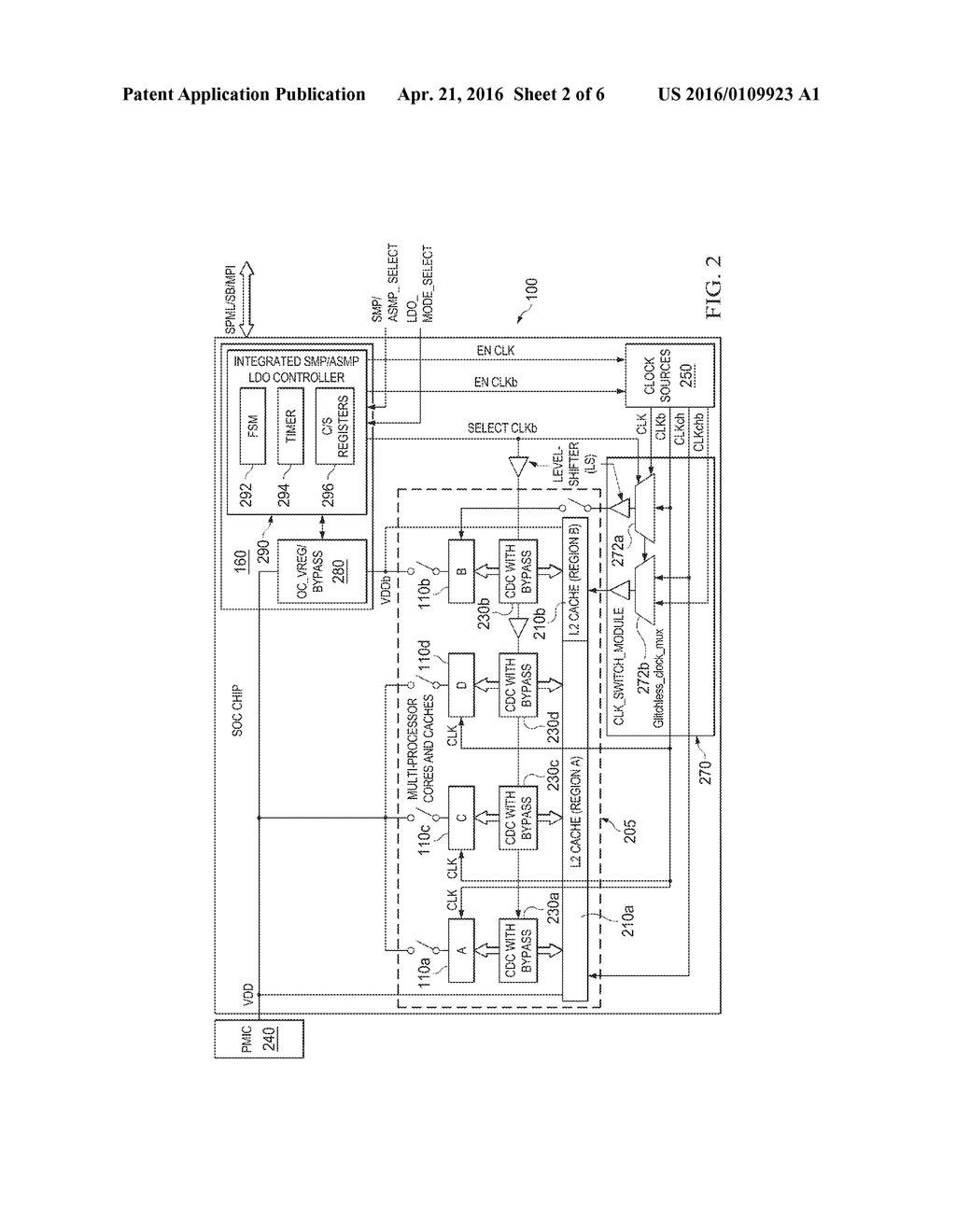 FAST SMP/ASMP MODE-SWITCHING HARDWARE APPARATUS FOR A LOW-COST LOW-POWER     HIGH PERFORMANCE MULTIPLE PROCESSOR SYSTEM - diagram, schematic, and image 03