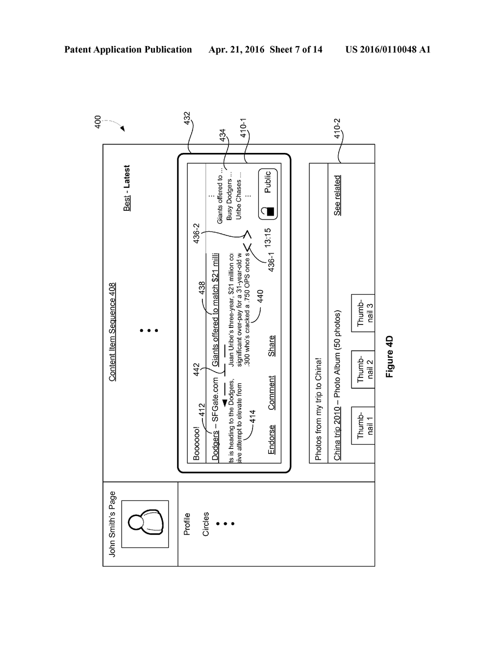 Displaying Related Content in a Content Stream - diagram, schematic, and image 08