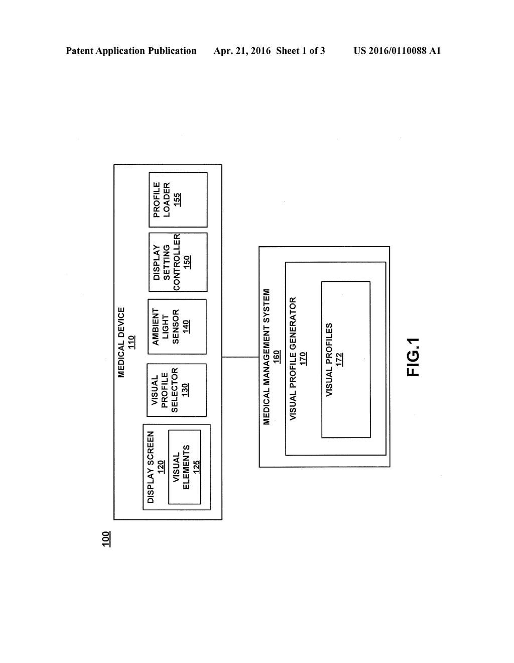 Displaying Visual Elements on a Medical Device - diagram, schematic, and image 02