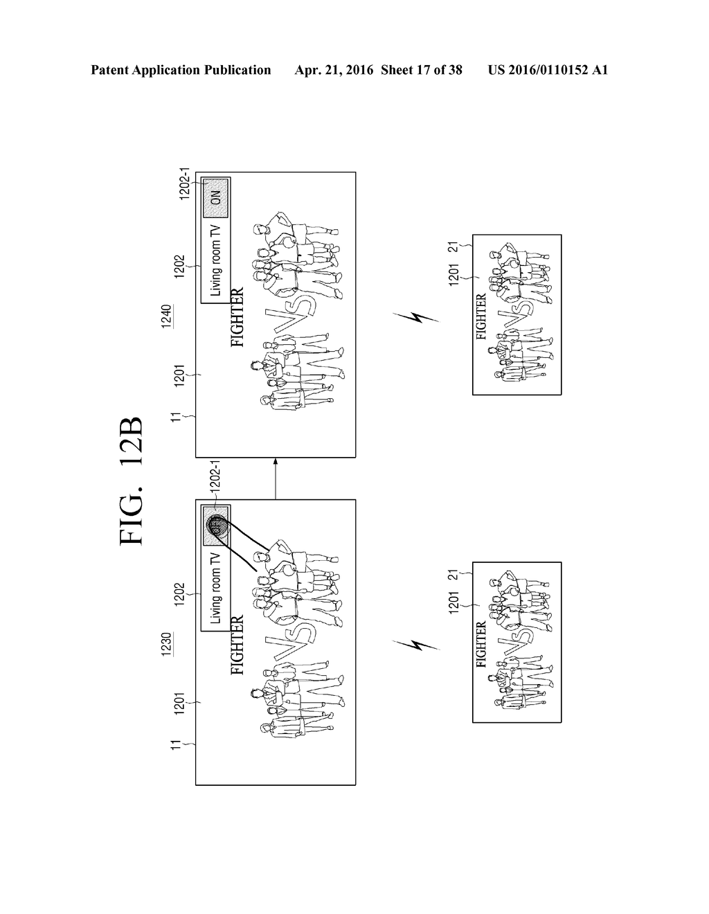 METHOD FOR SHARING SCREEN BETWEEN DEVICES AND DEVICE USING THE SAME - diagram, schematic, and image 18