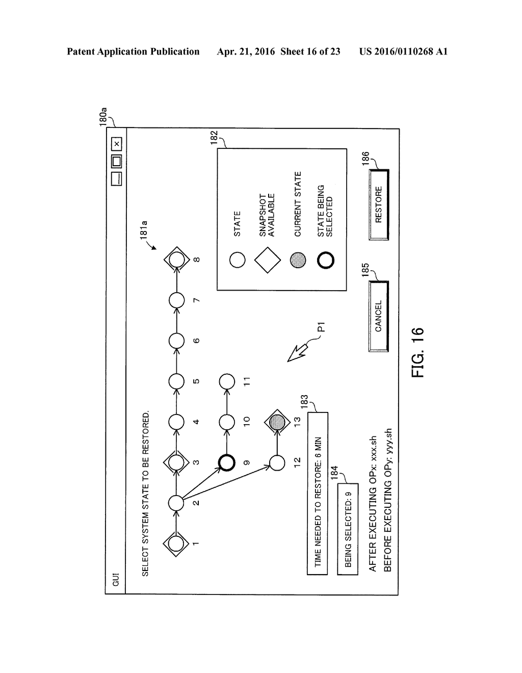 APPARATUS AND SUPPORT METHOD FOR STATE RESTORATION - diagram, schematic, and image 17