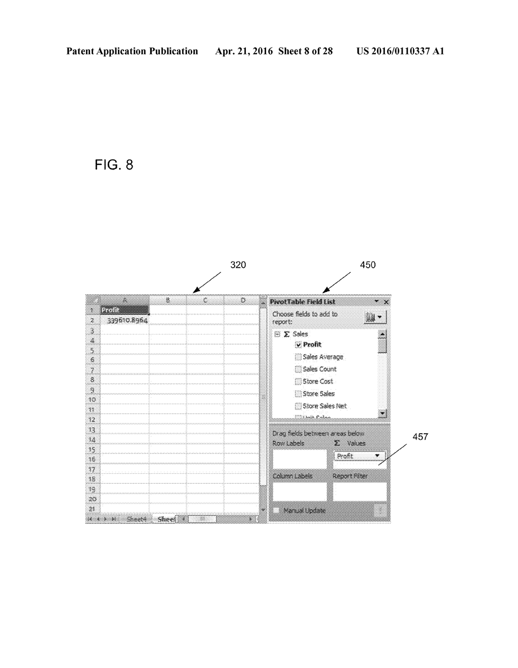 Filtering User Interface for a Data Summary Table - diagram, schematic, and image 09