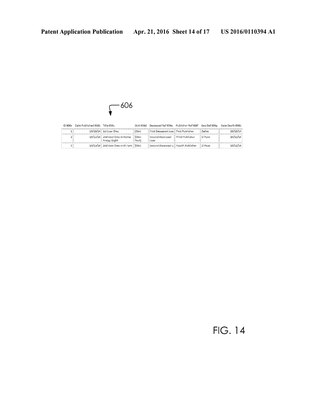 Obituary Alerting System and Method of Use - diagram, schematic, and image 15