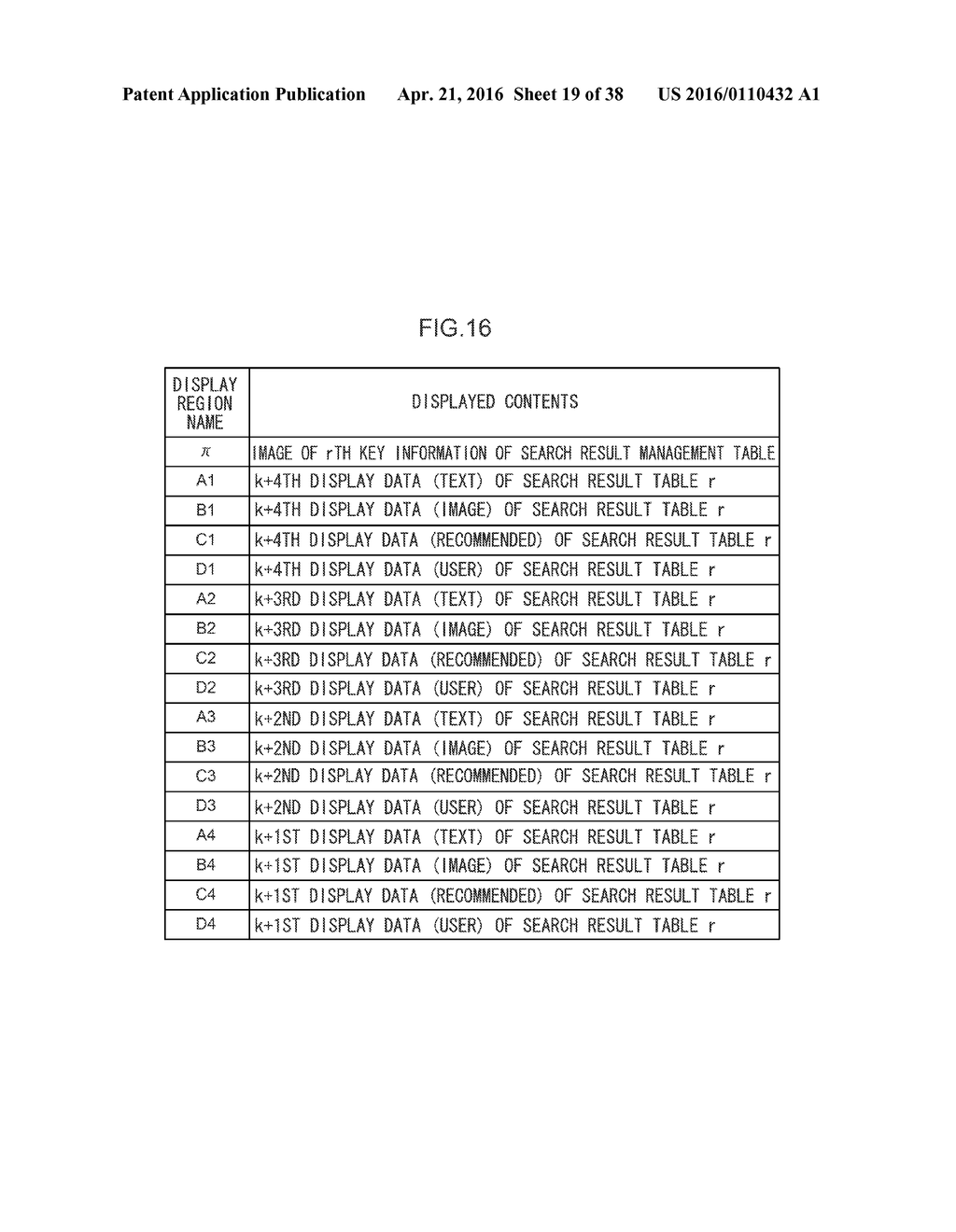 RECORDING MEDIUM STORING SEARCH RESULT DISPLAY PROGRAM, INFORMATION     PROCESSING DEVICE, AND SEARCH RESULT DISPLAYING METHOD - diagram, schematic, and image 20