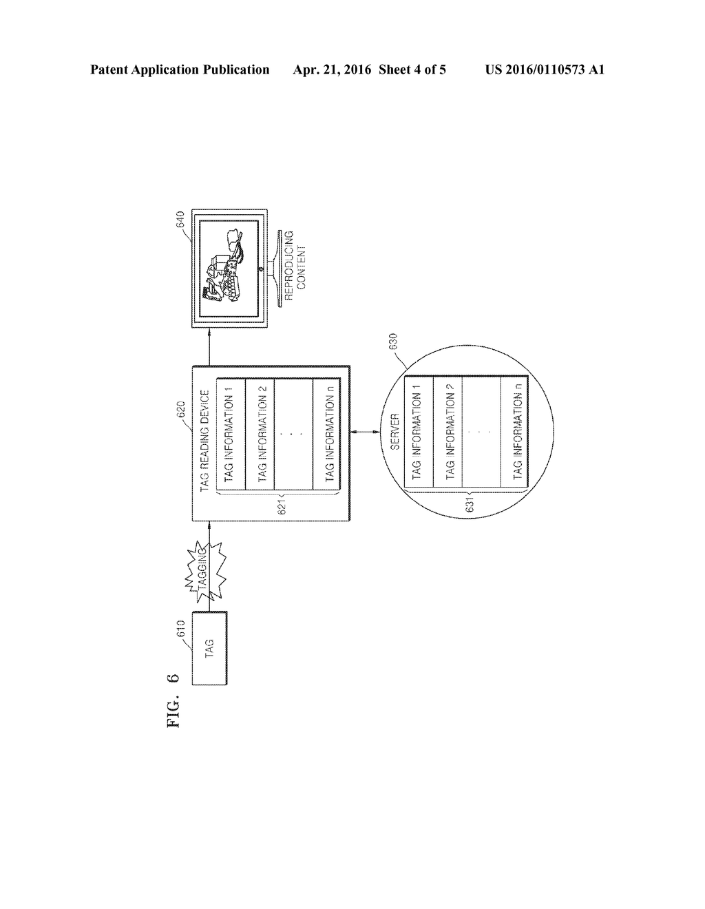 METHOD OF WRITING AND REPRODUCING MULTIMEDIA SERVICE BY USING TAG AND     APPARATUS THEREFOR - diagram, schematic, and image 05