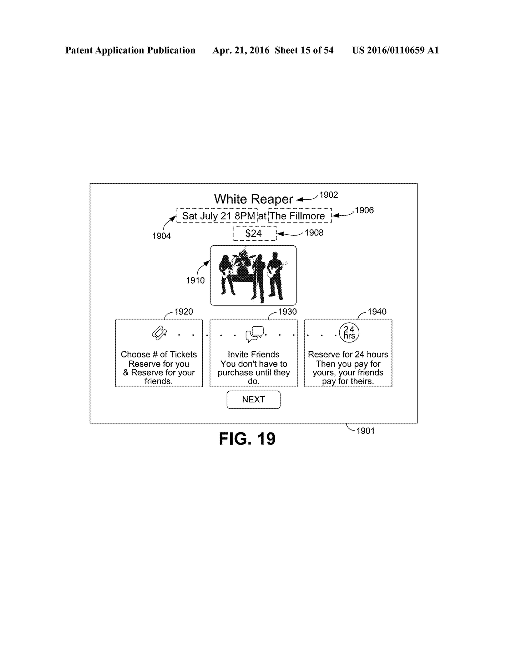 AUTOMATED, CONDITIONAL EVENT TICKETING AND RESERVATION TECHNIQUES     IMPLEMENTED OVER A COMPUTER NETWORK - diagram, schematic, and image 16