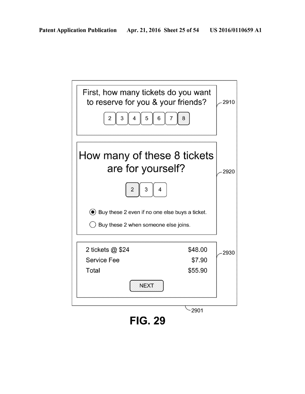 AUTOMATED, CONDITIONAL EVENT TICKETING AND RESERVATION TECHNIQUES     IMPLEMENTED OVER A COMPUTER NETWORK - diagram, schematic, and image 26