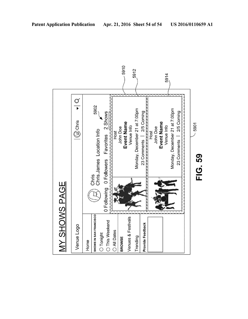 AUTOMATED, CONDITIONAL EVENT TICKETING AND RESERVATION TECHNIQUES     IMPLEMENTED OVER A COMPUTER NETWORK - diagram, schematic, and image 55