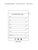 USER EXPERIENCE FOR CAPTURING TIMESHEET ITEMS diagram and image