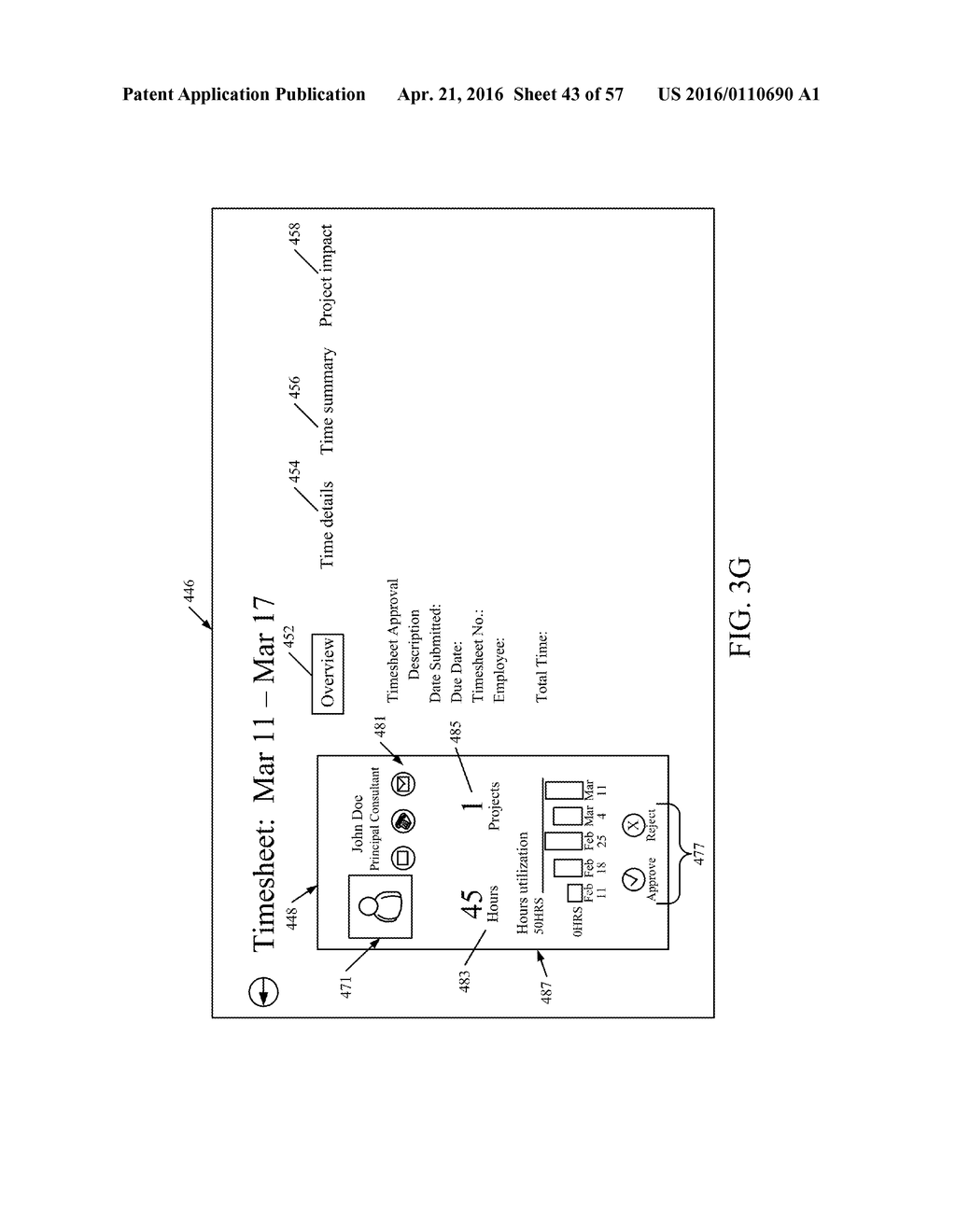 USER EXPERIENCE FOR CAPTURING TIMESHEET ITEMS - diagram, schematic, and image 44