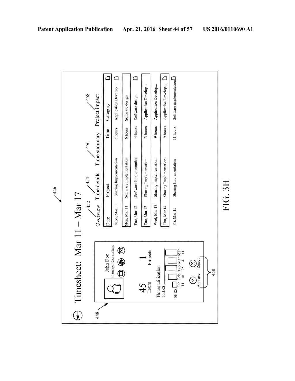 USER EXPERIENCE FOR CAPTURING TIMESHEET ITEMS - diagram, schematic, and image 45