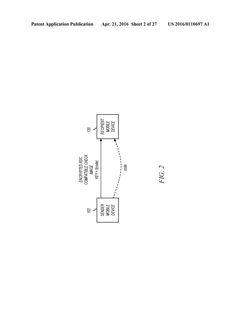 SECURE ELEMENT AUTHENTICATION FOR REMOTE DEPOSIT CAPTURE COMPATIBLE CHECK     IMAGE GENERATION - diagram, schematic, and image 03