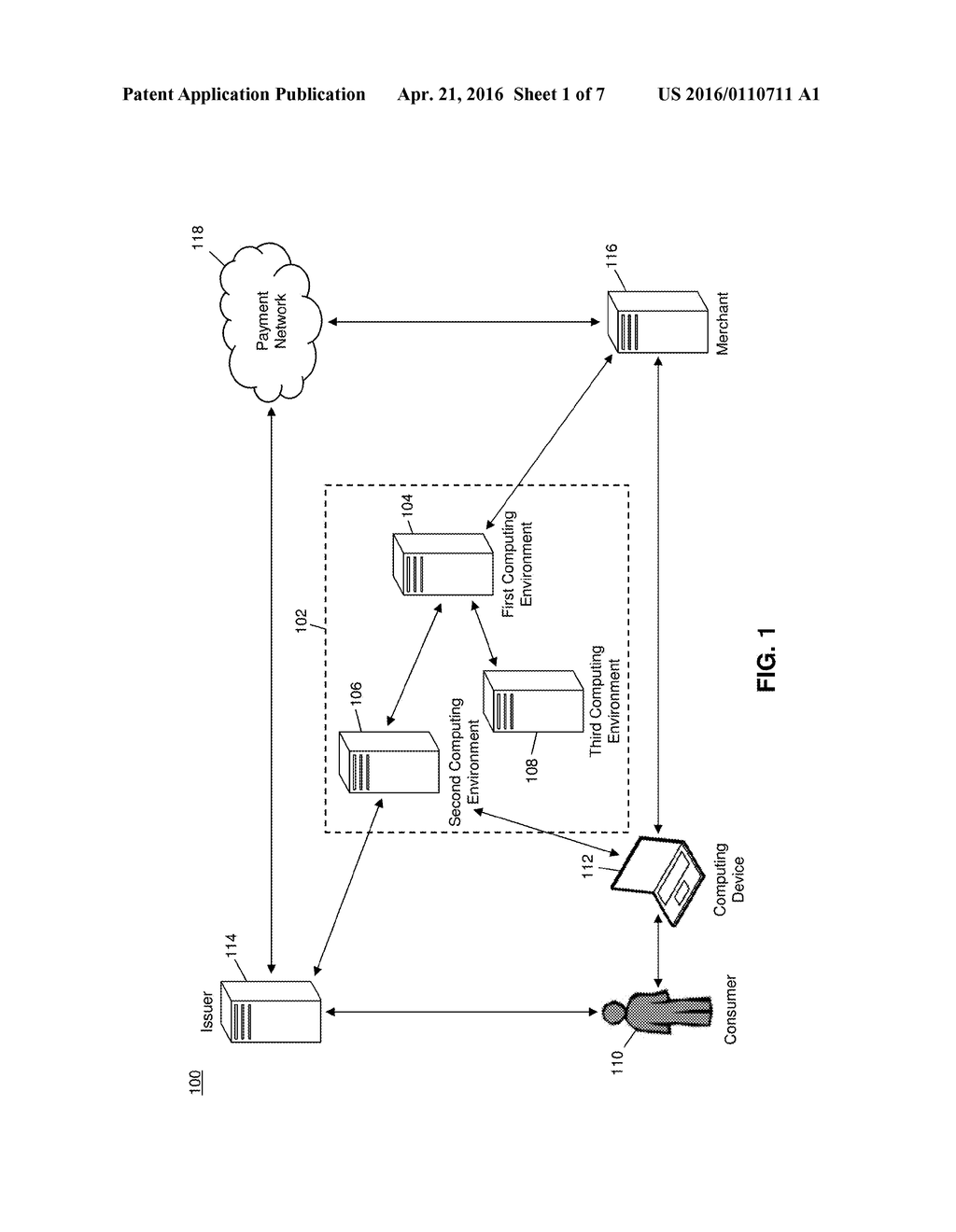 METHOD AND SYSTEM FOR GENERATING CRYPTOGRAMS FOR VALIDATION IN A     WEBSERVICE ENVIRONMENT - diagram, schematic, and image 02