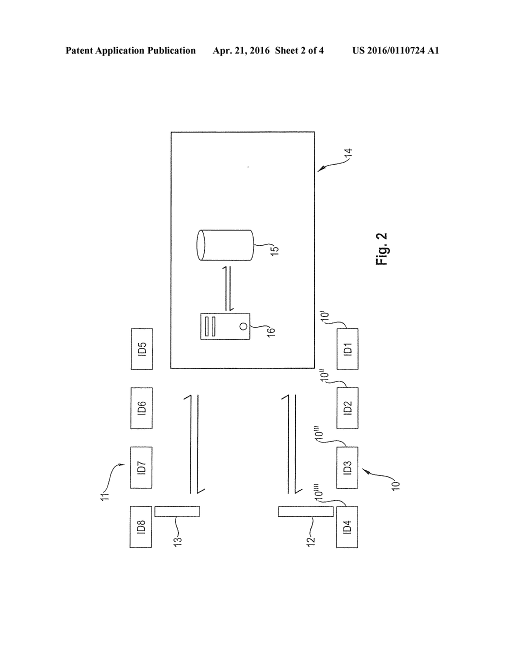 METHOD AND SYSTEM FOR MARKING AN ITEM, AN ITEM SO MARKED AND A METHOD AND     SYSTEM FOR AUTHENTICATING A MARKED ITEM - diagram, schematic, and image 03