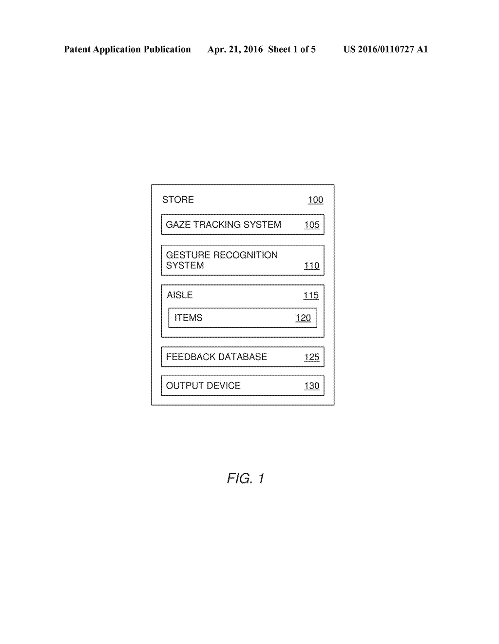 GESTURE BASED IN-STORE PRODUCT FEEDBACK SYSTEM - diagram, schematic, and image 02