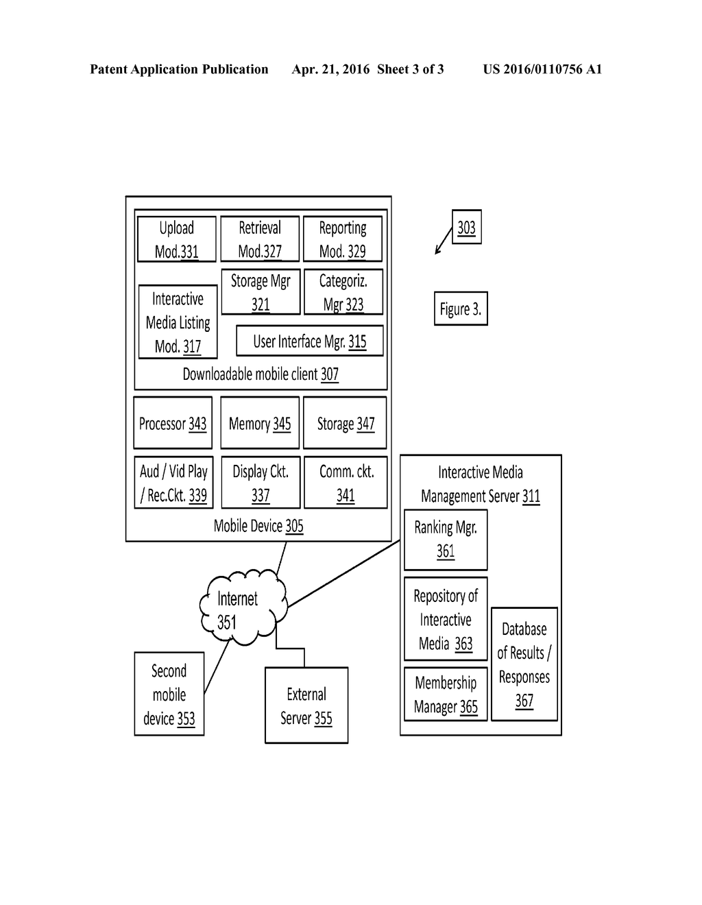 MEDIA MANAGEMENT SYSTEM SUPPORTING A PLURALITY OF MOBILE DEVICES - diagram, schematic, and image 04