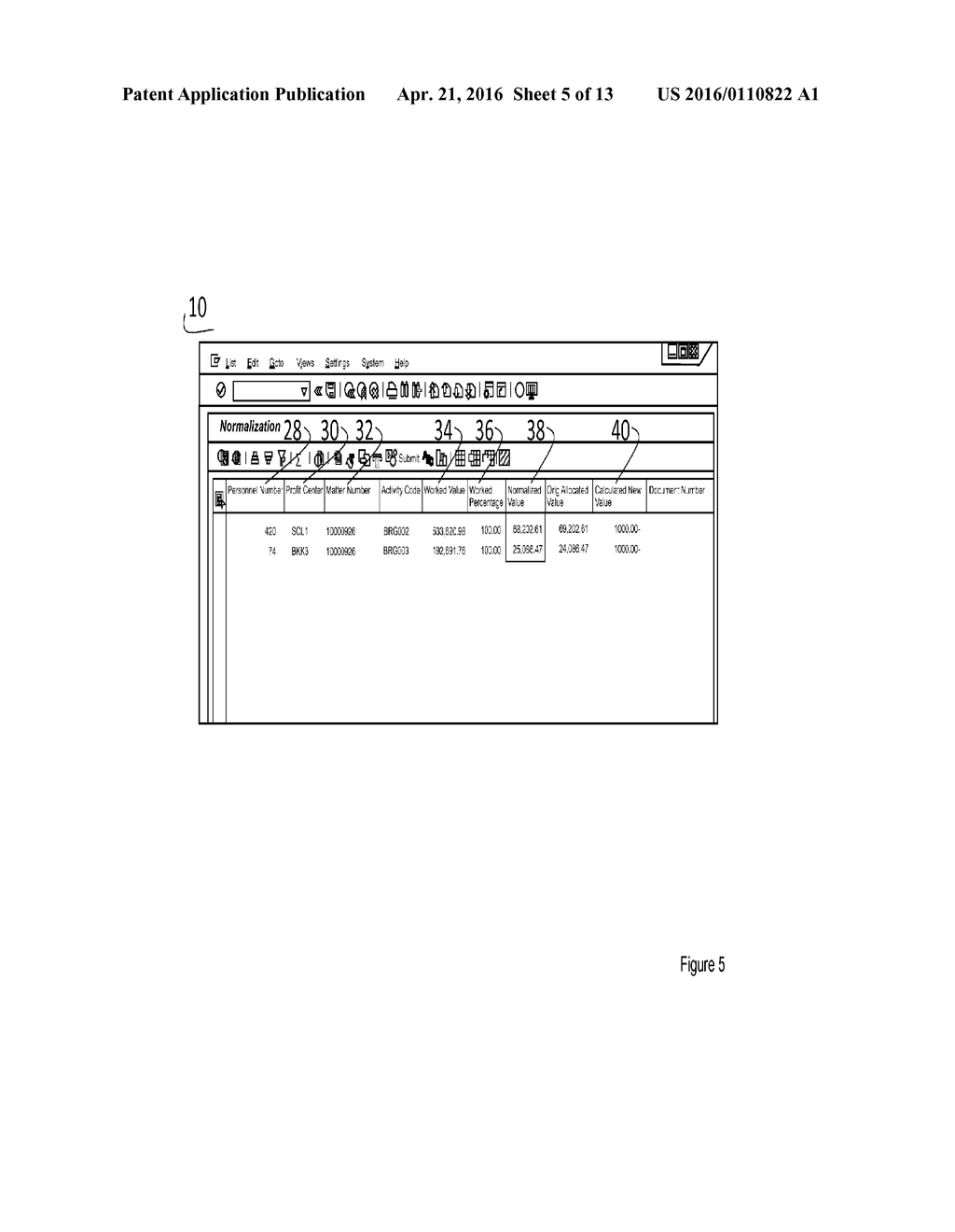 System and method for allocating value to timekeeper work - diagram, schematic, and image 06