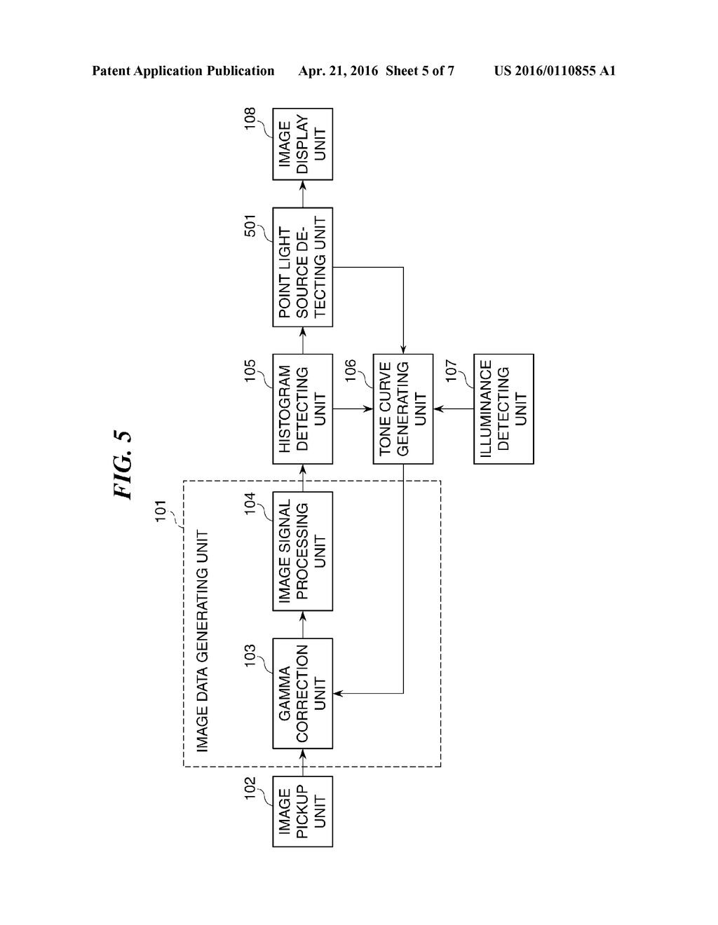 IMAGE PROCESSING APPARATUS THAT APPROPRIATELY PERFORMS TONE CORRECTION  IN     LOW-ILLUMINANCE ENVIRONMENT, IMAGE PROCESSING METHOD THEREFOR, AND     STORAGE MEDIUM - diagram, schematic, and image 06
