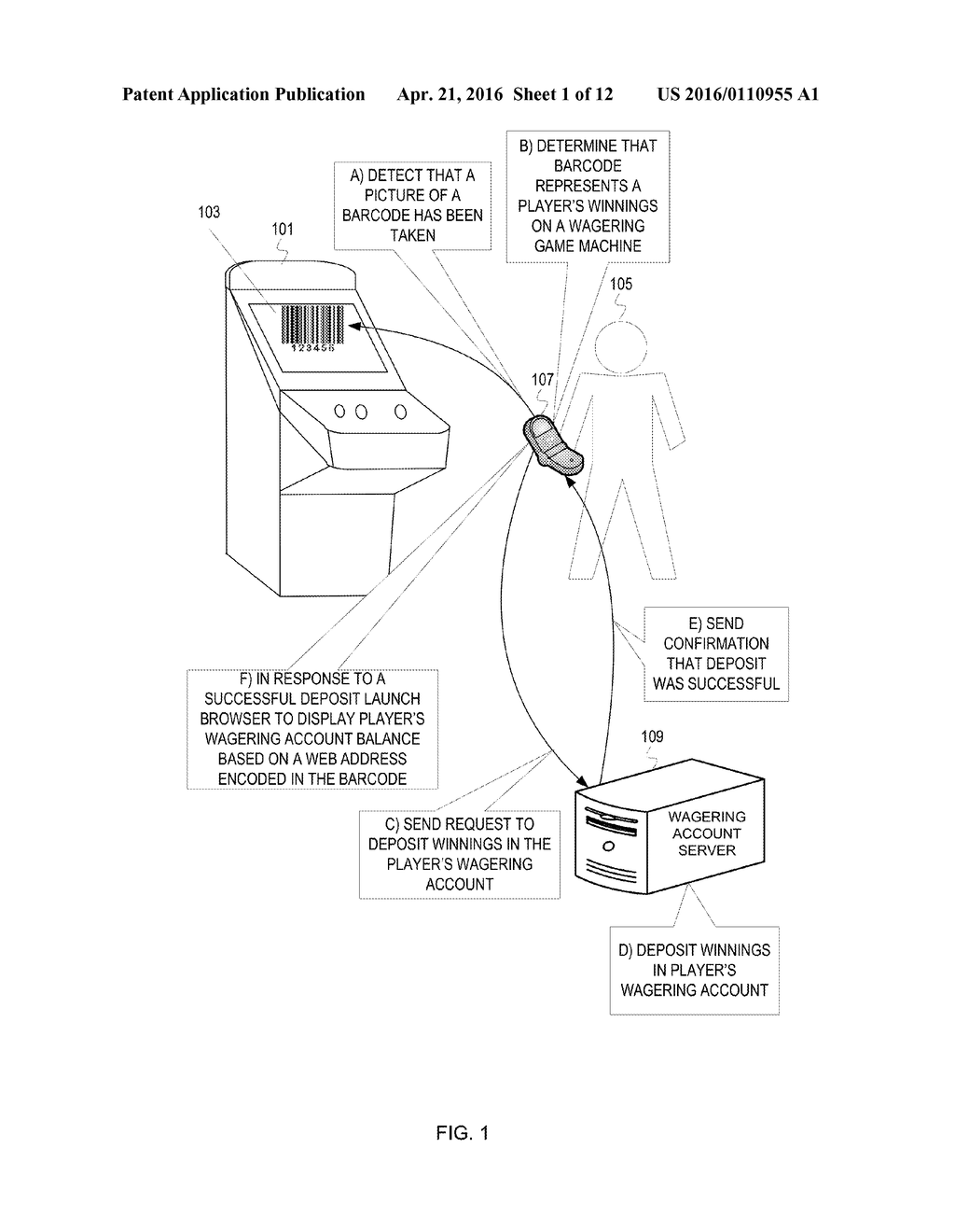 TRANSFERRING AWARDS VIA OPTICAL MACHINE READABLE DATA REPRESENTATION     IMAGES - diagram, schematic, and image 02