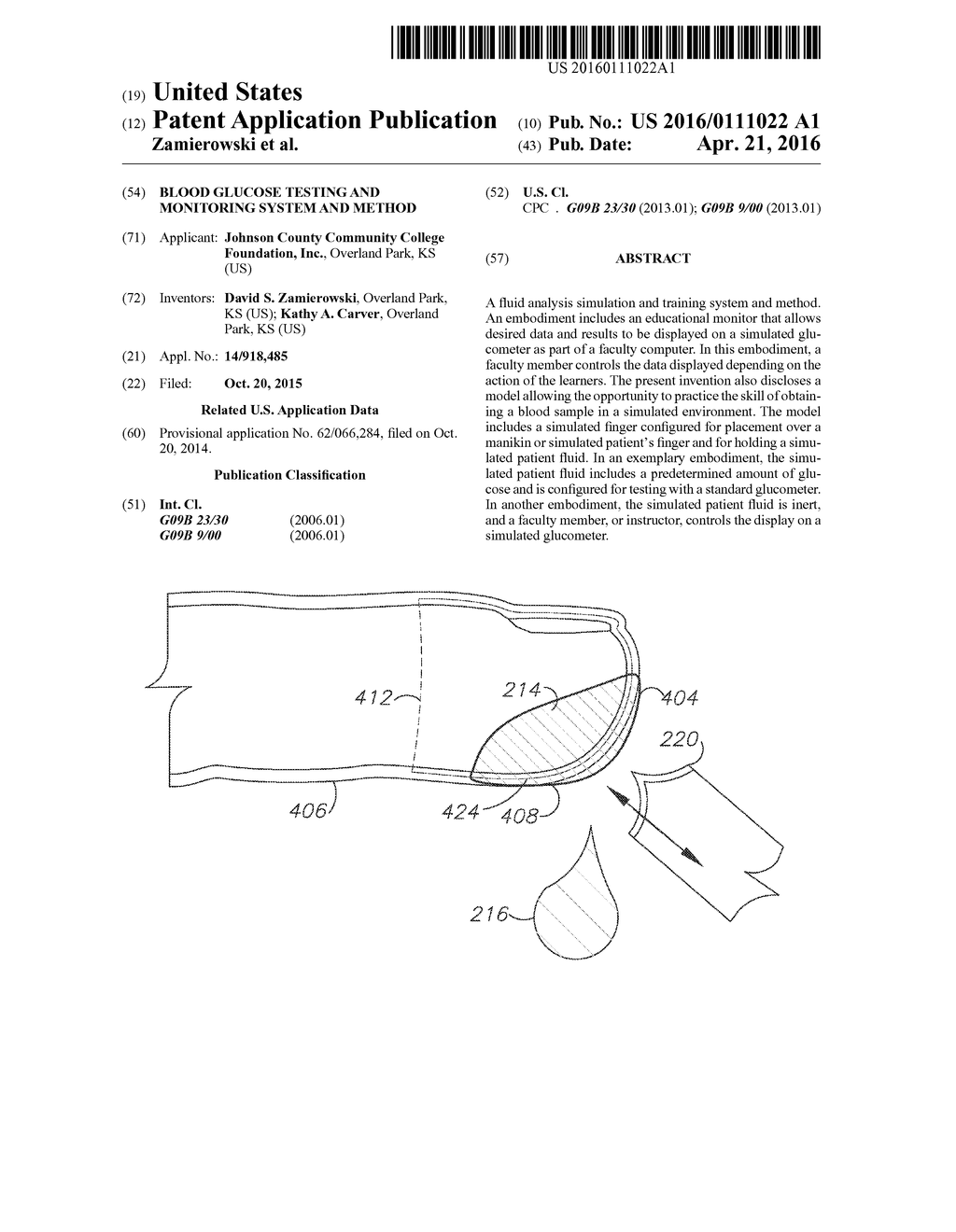 BLOOD GLUCOSE TESTING AND MONITORING SYSTEM AND METHOD - diagram, schematic, and image 01