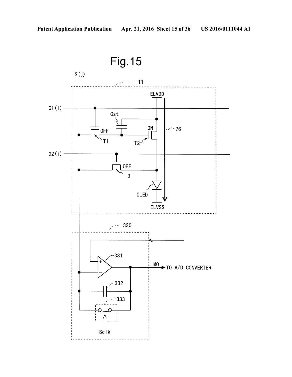 DISPLAY DEVICE AND DRIVE METHOD FOR SAME - diagram, schematic, and image 16