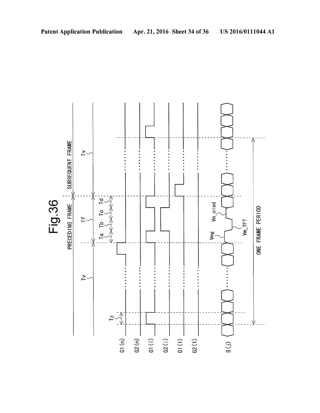 DISPLAY DEVICE AND DRIVE METHOD FOR SAME - diagram, schematic, and image 35