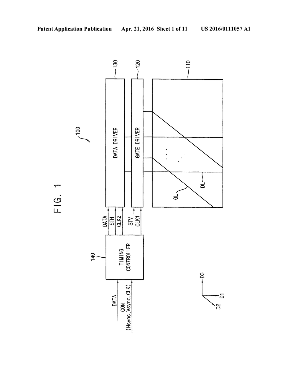 METHOD OF DRIVING DISPLAY PANEL, DISPLAY PANEL DRIVING APPARATUS FOR     PERFORMING THE METHOD AND DISPLAY APPARATUS HAVING THE DISPLAY PANEL     DRIVING APPARATUS - diagram, schematic, and image 02