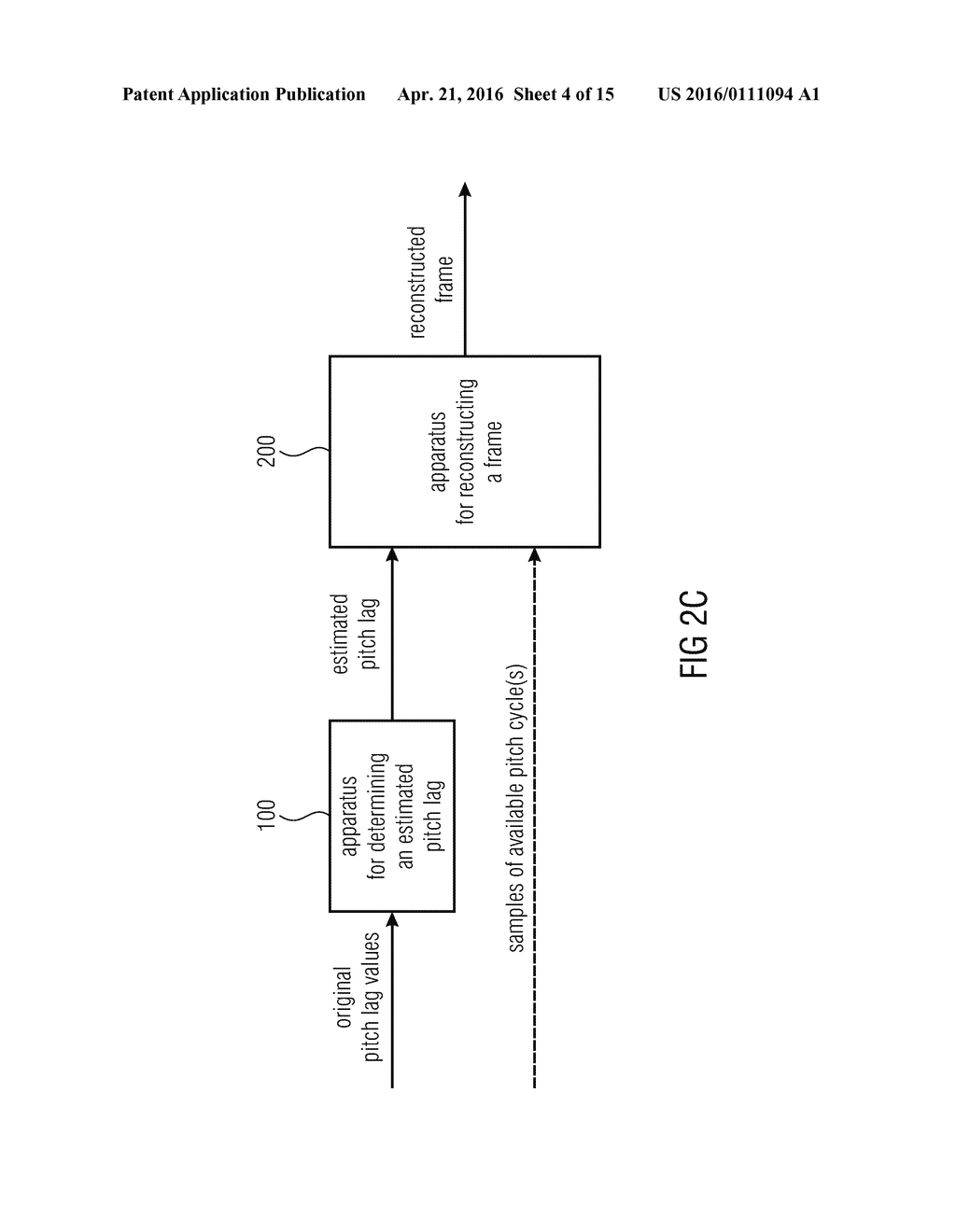 APPARATUS AND METHOD FOR IMPROVED CONCEALMENT OF THE ADAPTIVE CODEBOOK IN     A CELP-LIKE CONCEALMENT EMPLOYING IMPROVED PULSE RESYNCHRONIZATION - diagram, schematic, and image 05