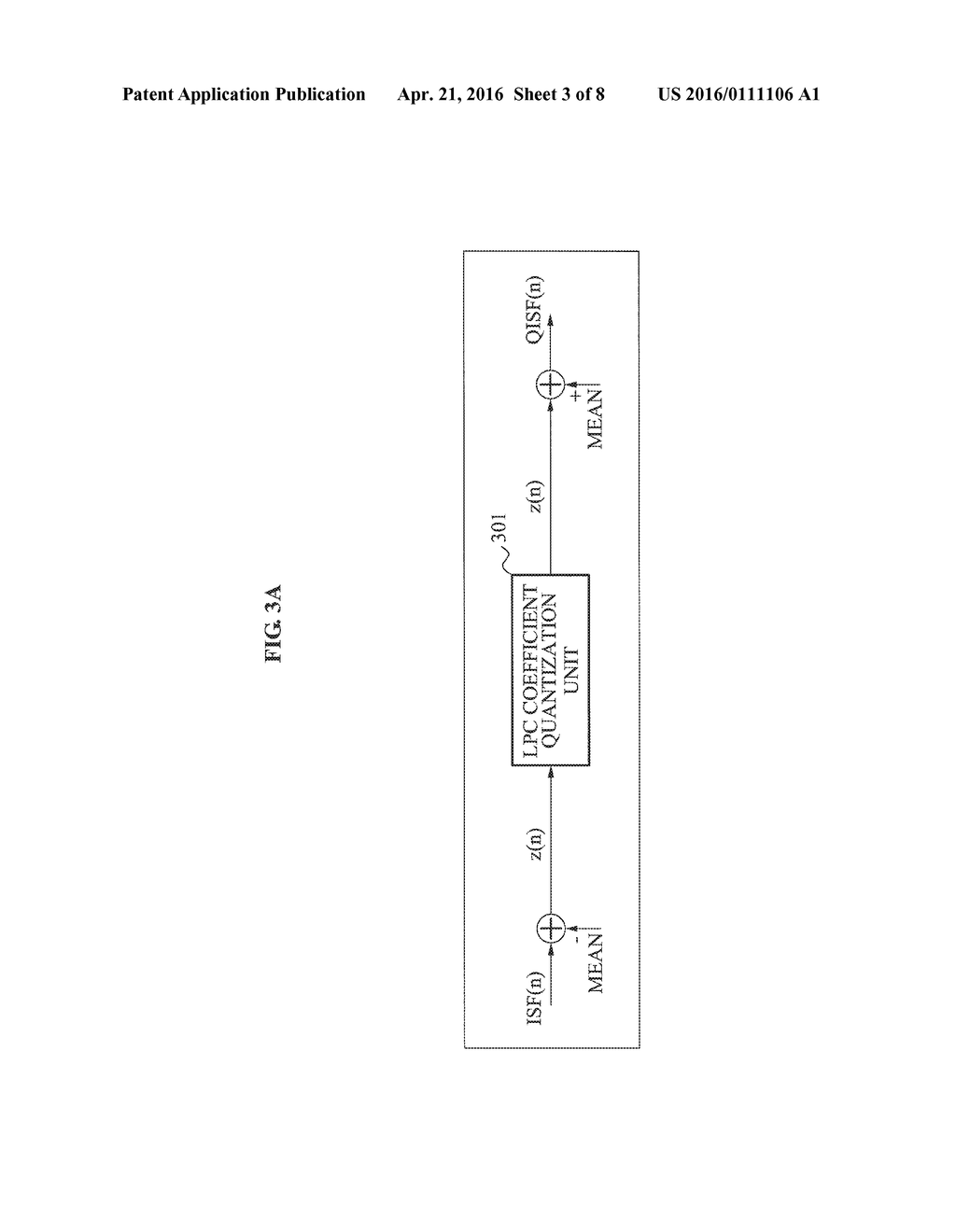 APPARATUS AND METHOD DETERMINING WEIGHTING FUNCTION FOR LINEAR PREDICTION     CODING COEFFICIENTS QUANTIZATION - diagram, schematic, and image 04