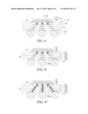 CORELESS PACKAGING SUBSTRATE AND METHOD OF FABRICATING THE SAME diagram and image