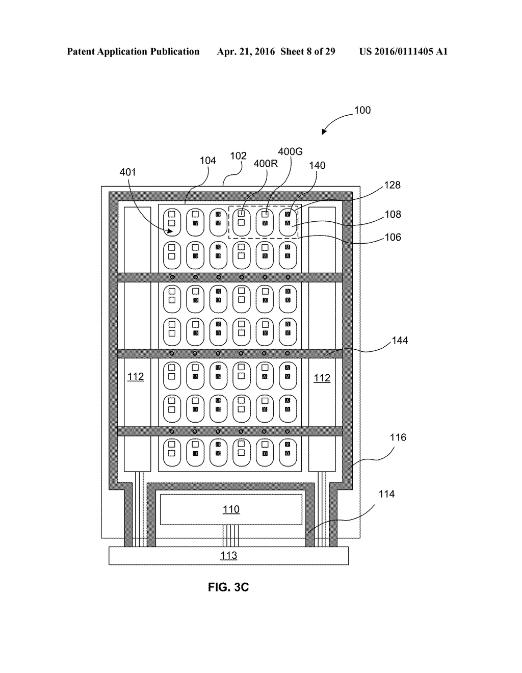 METHOD FOR INTEGRATING A LIGHT EMITTING DEVICE - diagram, schematic, and image 09