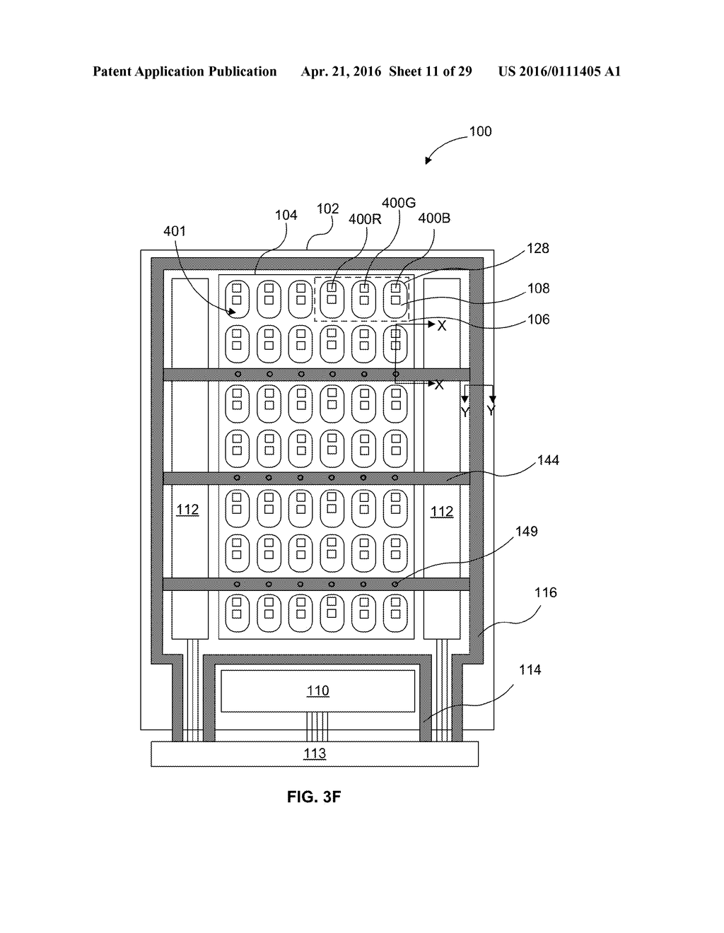 METHOD FOR INTEGRATING A LIGHT EMITTING DEVICE - diagram, schematic, and image 12