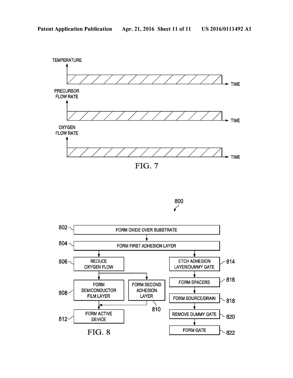 Semiconductor Film with Adhesion Layer and Method for Forming the Same - diagram, schematic, and image 12
