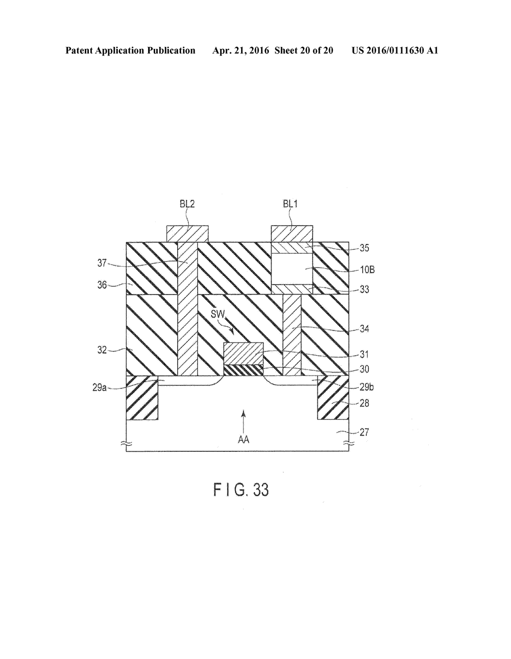 SEMICONDUCTOR DEVICE HAVING MAGNETIC SHIELD LAYER SURROUNDING MRAM CHIP - diagram, schematic, and image 21