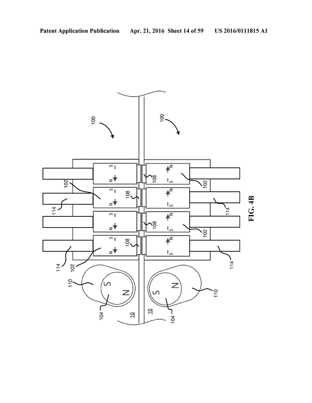 CONNECTORS WITH MOVABLE MAGNETIC COMPONENTS AND METHOD OF CONNECTING     DEVICES - diagram, schematic, and image 15