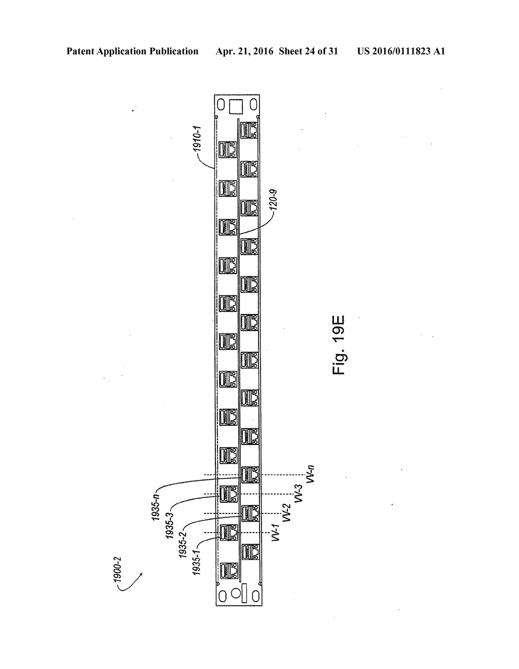 METHODS AND SYSTEMS FOR COMPENSATING FOR ALIEN CROSSTALK BETWEEN     CONNECTORS - diagram, schematic, and image 25