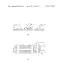 KINETIC ENERGY COLLECTOR MECHANISM TO GENERATE ELECTRIC POWER FROM PASSING     VEHICLES, USING A MAIN AXLE CONNECTED TO A FLYWHEEL diagram and image