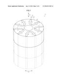 METHOD FOR MANUFACTURING AN INTERIOR PERMANENT MAGNET ROTOR UNIT AND     MAGNETIZING DEVICE diagram and image