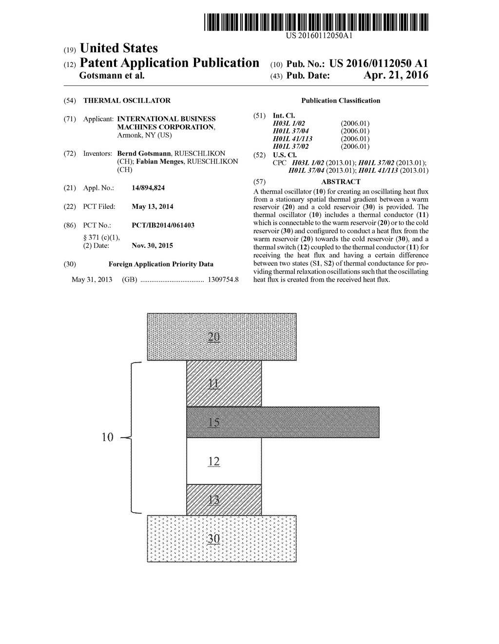 THERMAL OSCILLATOR - diagram, schematic, and image 01