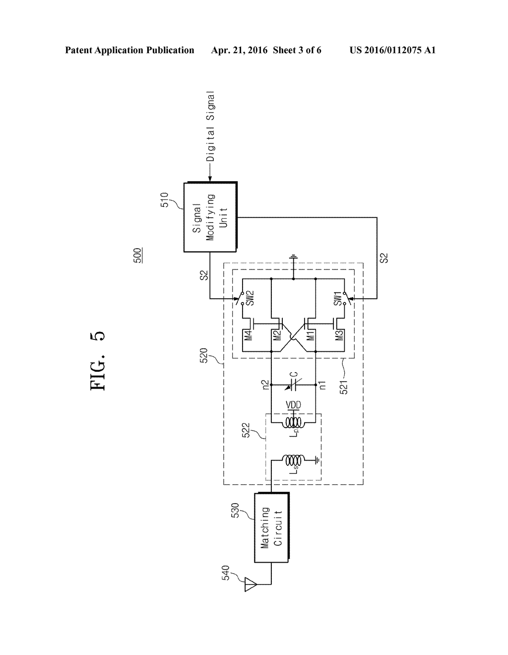 OSCILLATION CIRCUIT AND TRANSMITTER INCLUDING THE SAME - diagram, schematic, and image 04