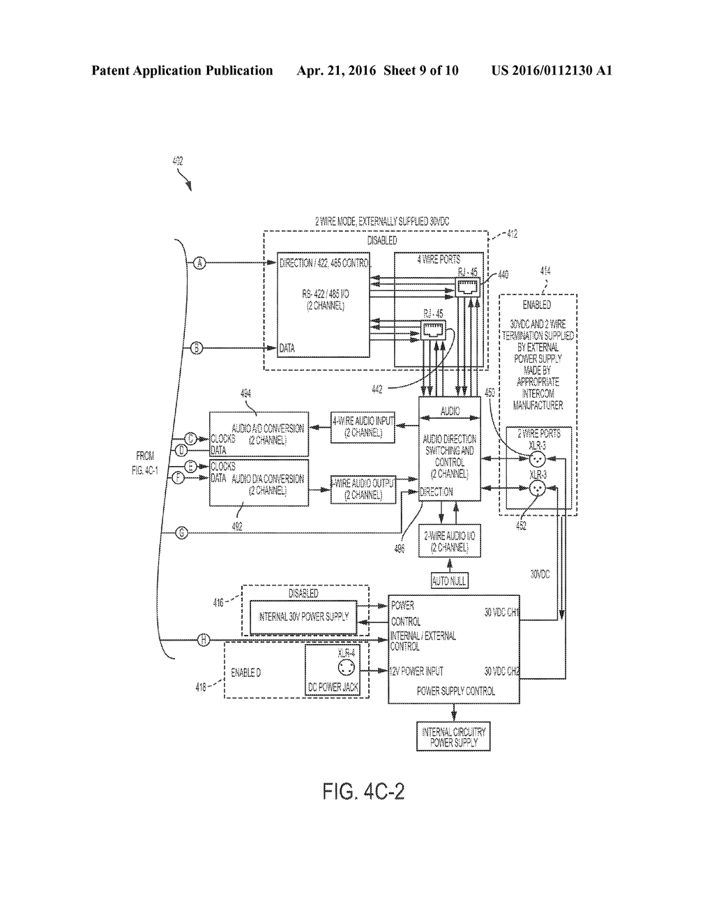 INTERCOM TRANSCEIVER WITH FIBER OPTIC LINK - diagram, schematic, and image 10