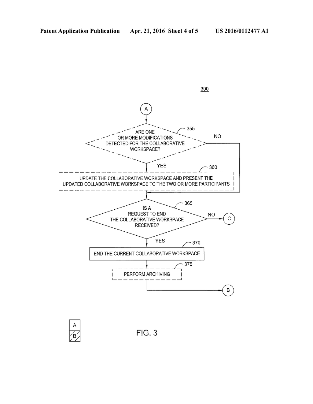 METHOD AND APPARATUS FOR PROVIDING A COLLABORATIVE WORKSPACE - diagram, schematic, and image 05