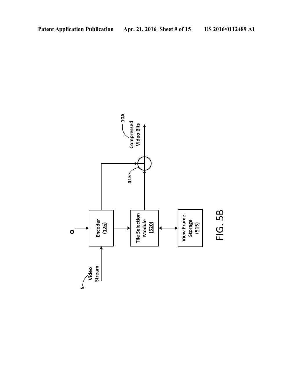 STREAMING THE VISIBLE PARTS OF A SPHERICAL VIDEO - diagram, schematic, and image 10