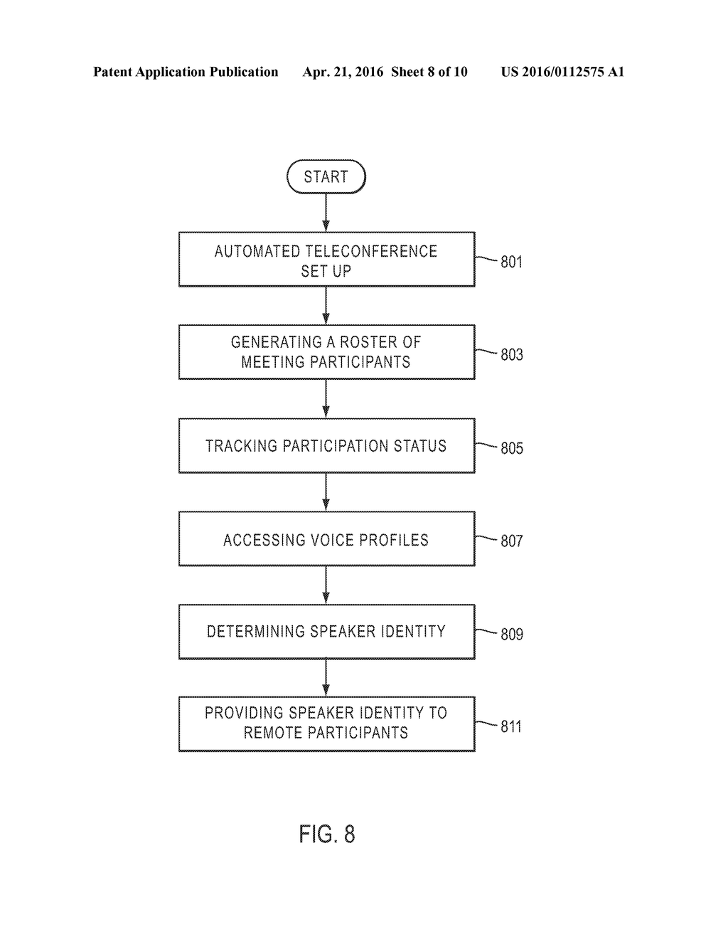 Speaker Identification for Use in Multi-Media Conference Call System - diagram, schematic, and image 09