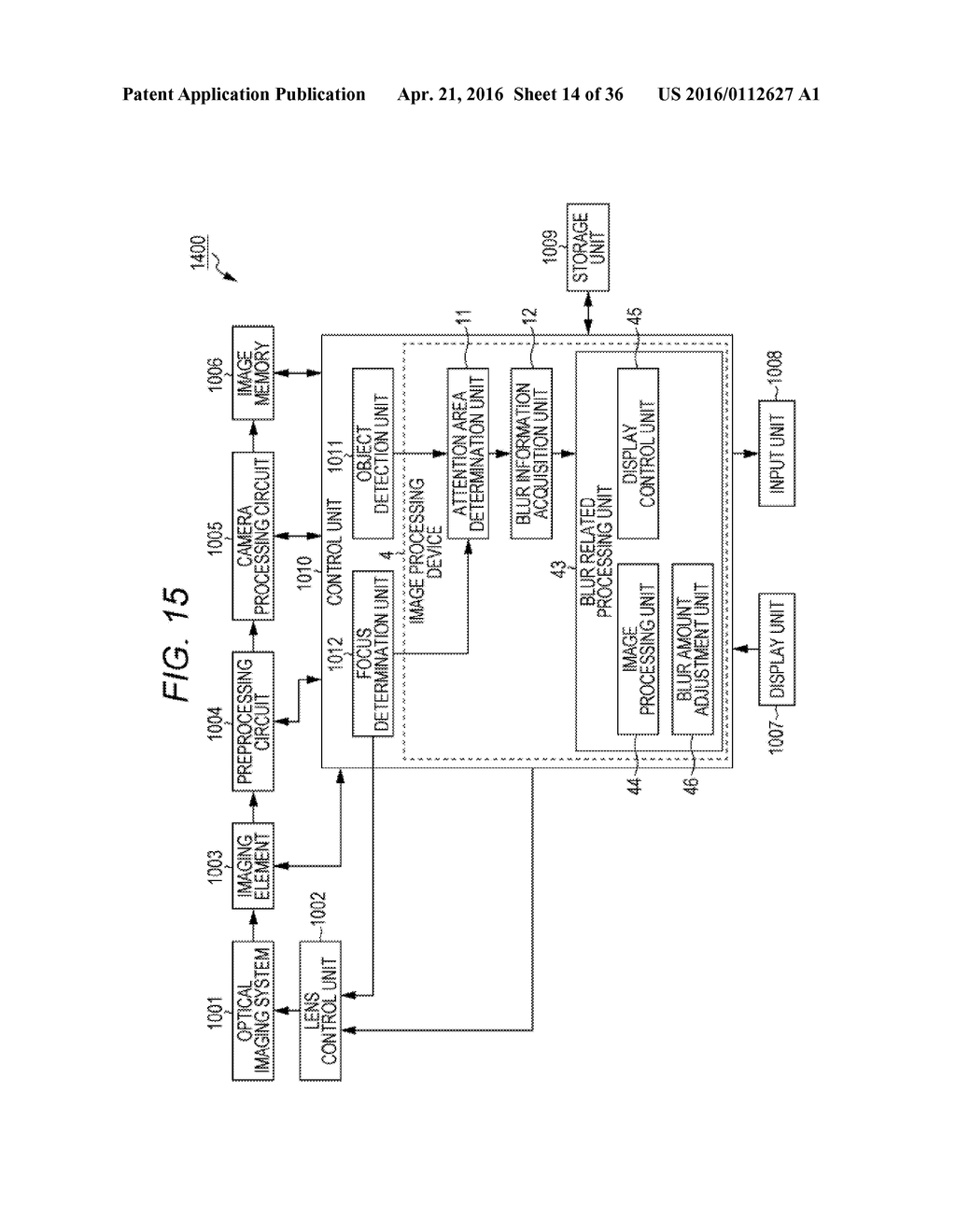 IMAGE PROCESSING DEVICE, METHOD OF PROCESSING IMAGE, IMAGE PROCESSING     PROGRAM, AND IMAGING DEVICE - diagram, schematic, and image 15