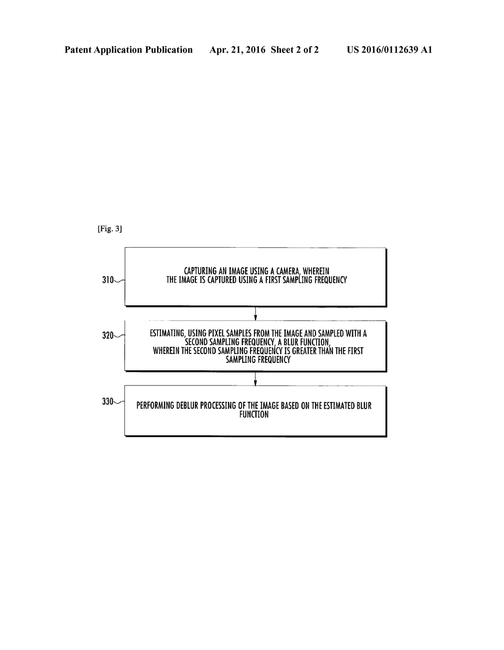 METHOD, SYSTEM AND COMPUTER PROGRAM PRODUCT FOR DEBLURING IMAGES - diagram, schematic, and image 03