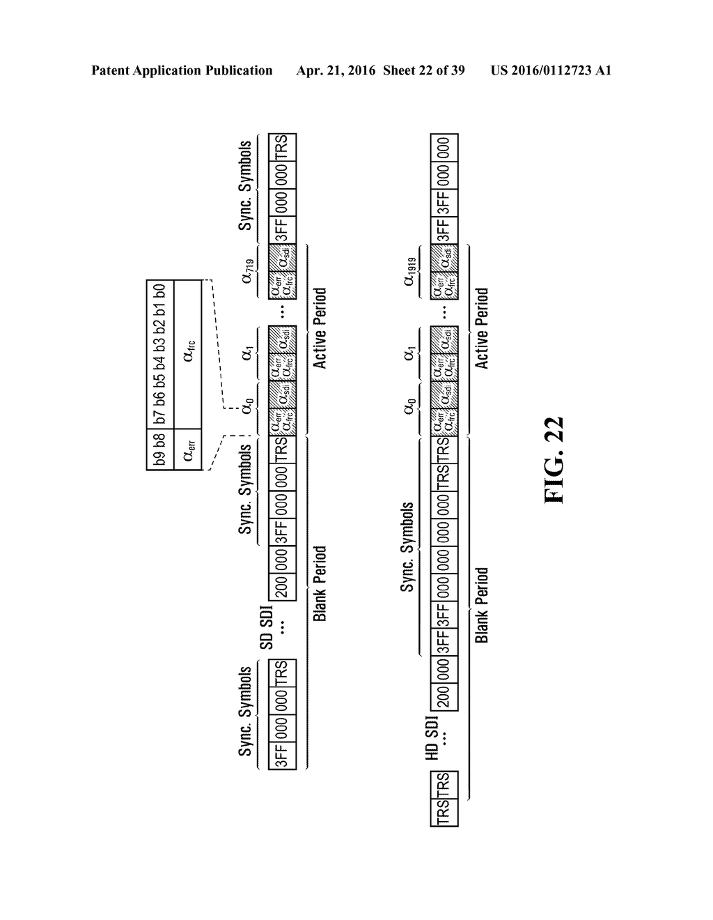 TRANSFER OF VIDEO AND RELATED DATA OVER SERIAL DATA INTERFACE (SDI) LINKS - diagram, schematic, and image 23