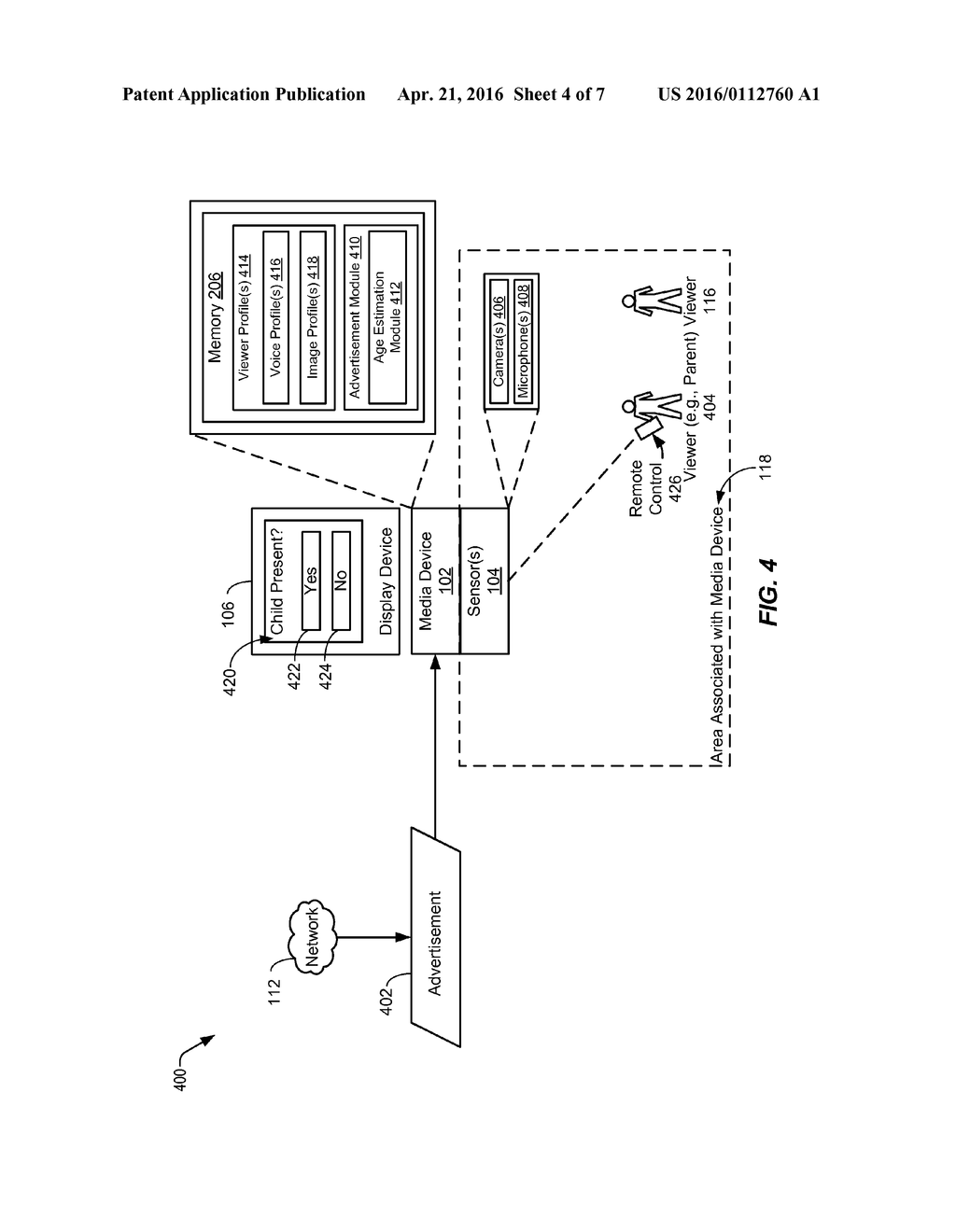 INHIBITING DISPLAY OF ADVERTISEMENTS WITH AGE-INAPPROPRIATE CONTENT - diagram, schematic, and image 05