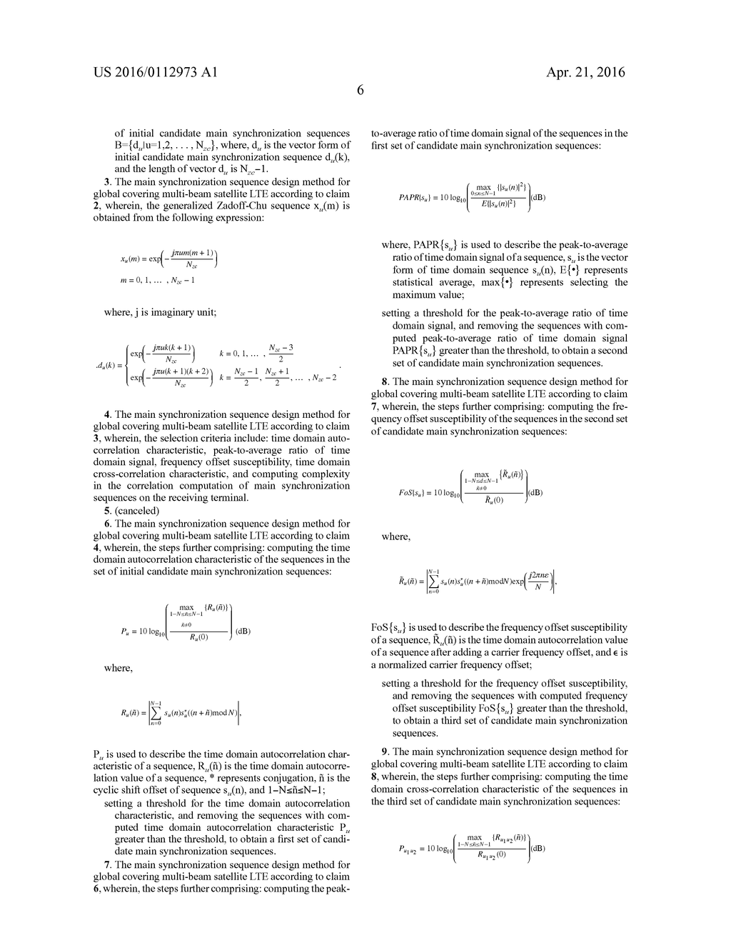 Main Synchronization Sequence Design Method for Global Covering Multi-Beam     Satellite LTE - diagram, schematic, and image 11